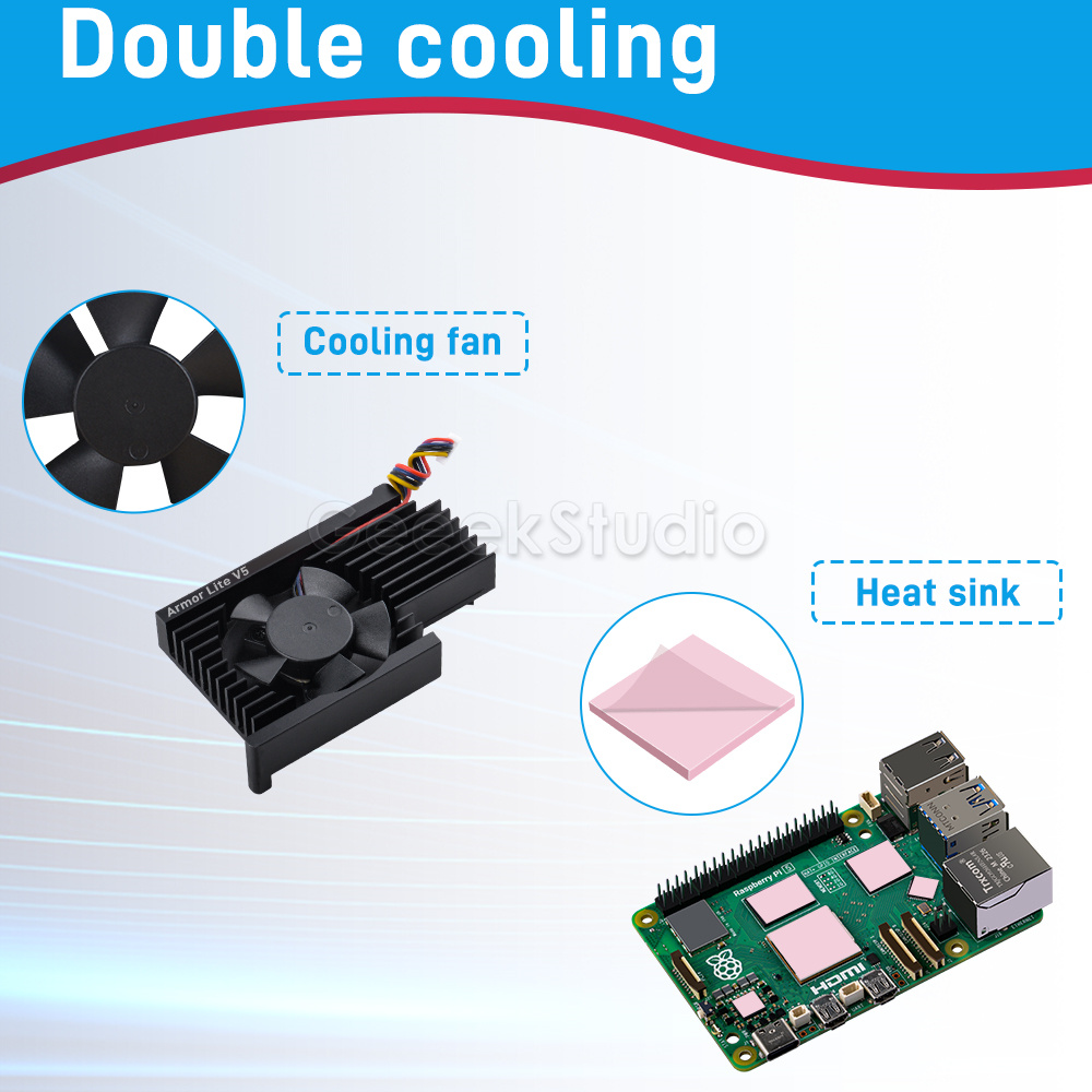 Armor Lite V5 Aluminum Alloy C - Pi Cooler ulasan dan harga