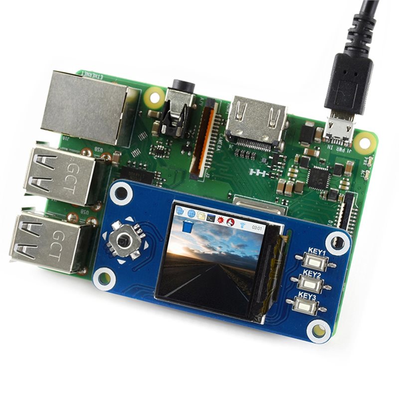 HAT For Raspberry Pi 1.3In IPS - Pi Display ulasan dan harga