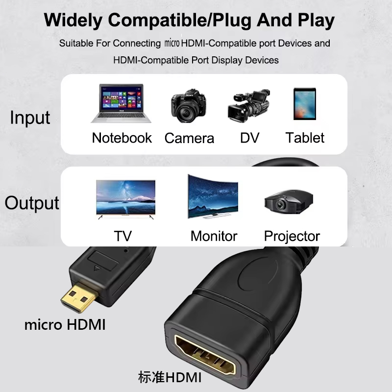 4K 60Hz Micro HDTV To HDTV Dat - Pi 5 Case ulasan dan harga