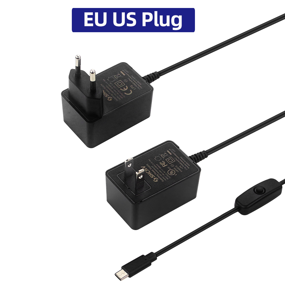 Raspberry Pi 5V 3A Power Suppl - Pi Power Supply ulasan dan harga