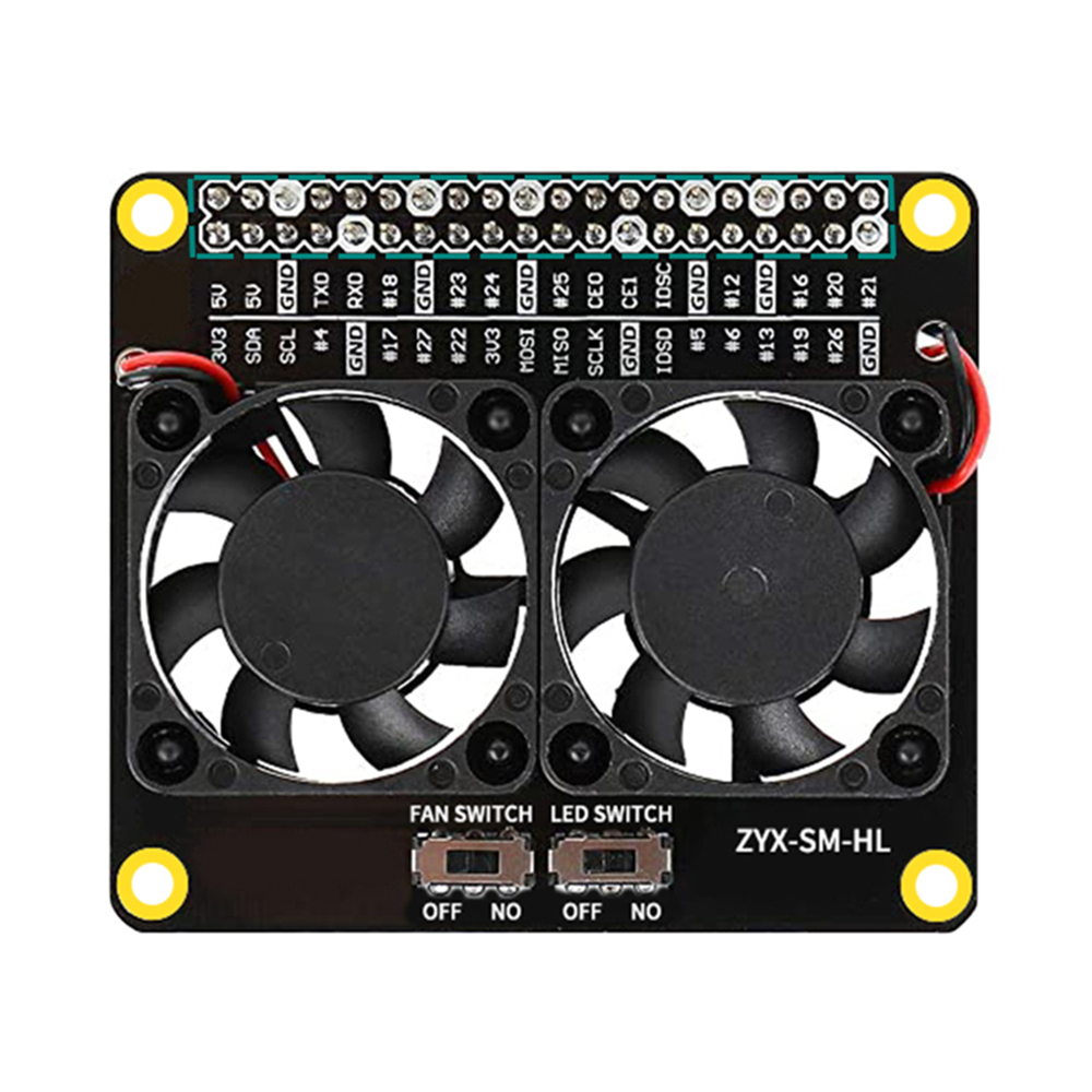 52Pi for Raspberry Pi LED Dual - Raspberry Pi 4 ulasan dan harga