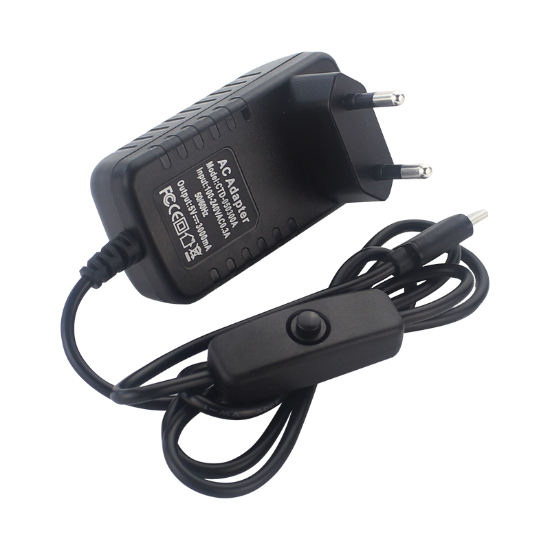5V 3A Power Supply with ON/OFF - Pi Power Supply ulasan dan harga