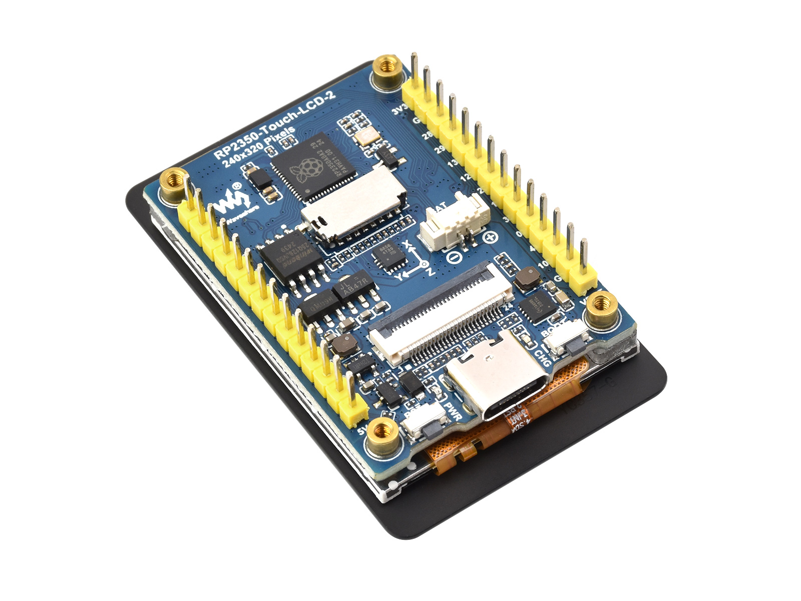 Waveshare RP2350 2inch Capacit - Pi Display ulasan dan harga