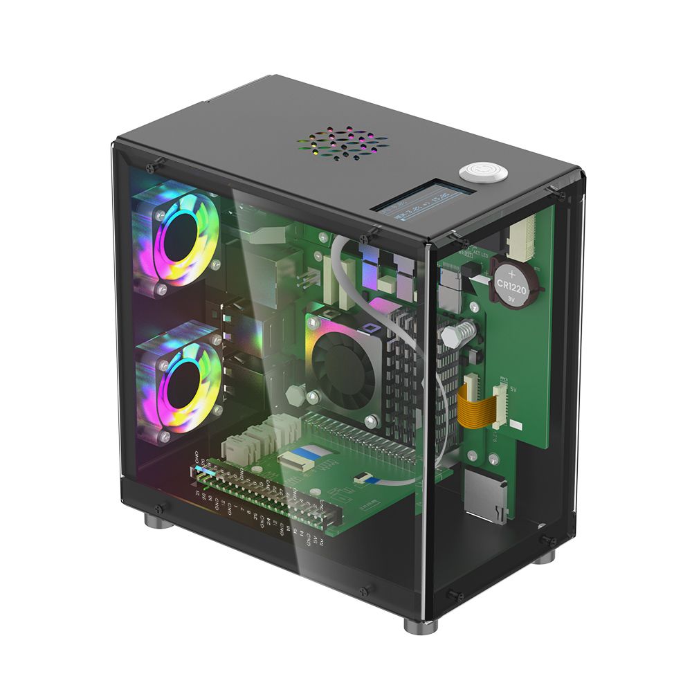 Raspberry Pi 5 Case Protective - Pi Cooler ulasan dan harga