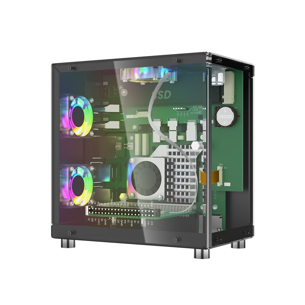 Raspberry Pi 5 Case Protective - Pi Cooler ulasan dan harga