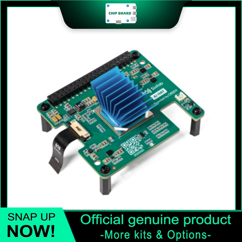 Sixfab AI HAT+ Raspberry Pi 5, - Raspberry Pi 5 ulasan dan harga