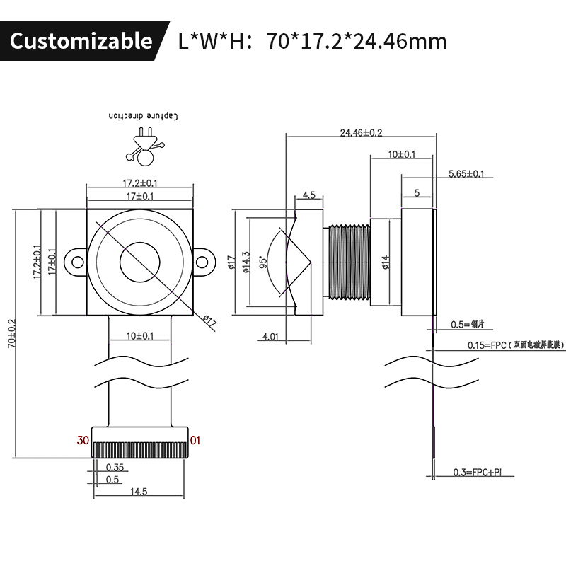 NEW 1080p 2mp Ultra Low Light  - Pi Camera Module ulasan dan harga