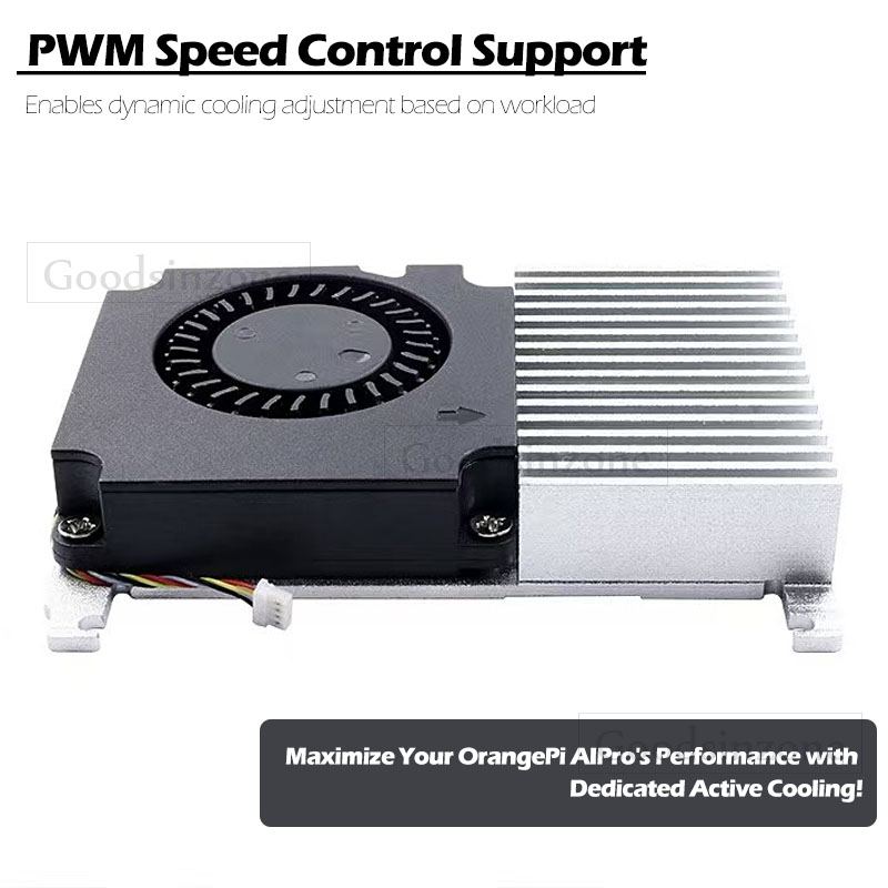 Cooling Fan with Heatsink Base - Pi Cooler ulasan dan harga