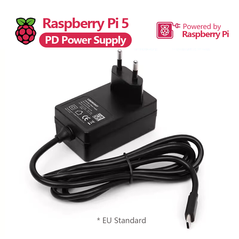 Raspberry Pi 5 PD Power Adapte - Pi Power Supply ulasan dan harga