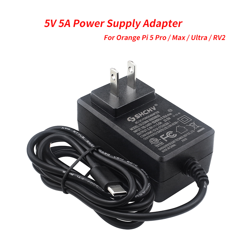 5V 5A Power Supply Adapter Typ - Pi Power Supply ulasan dan harga