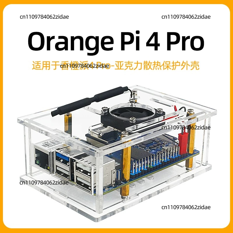 For Orange Pi 4PRO Acrylic Cas - Pi 4 Case ulasan dan harga