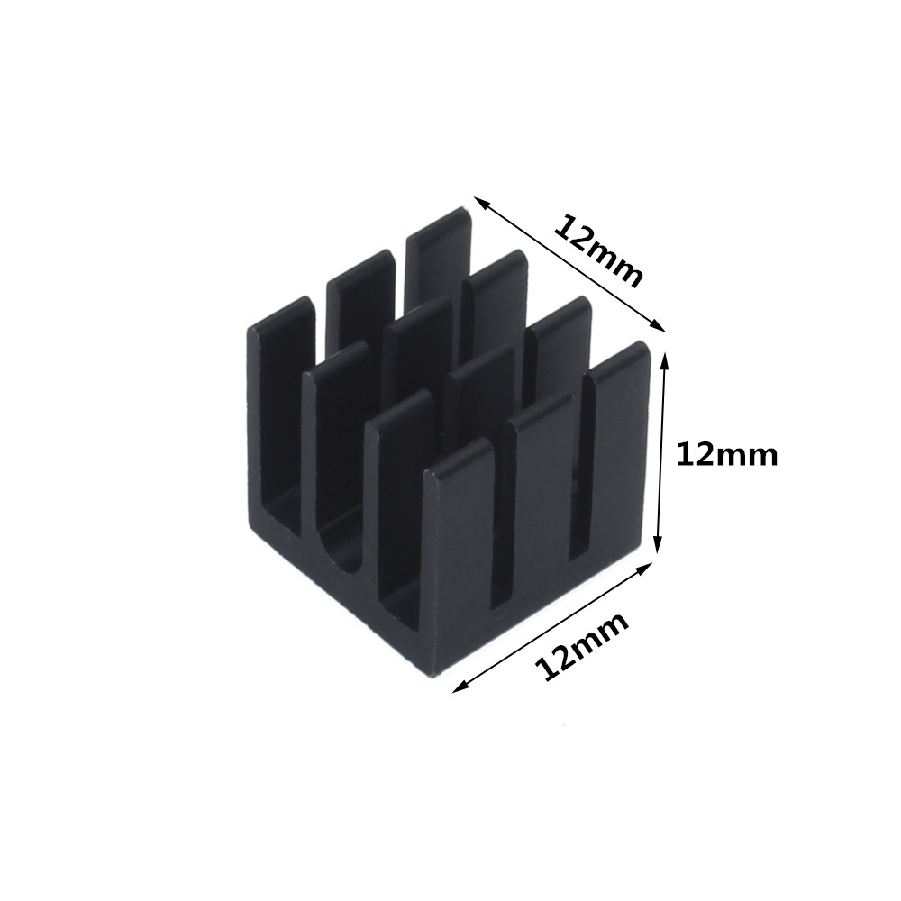 12x12x12mm 50pcs Aluminum Heat - Pi Cooler ulasan dan harga