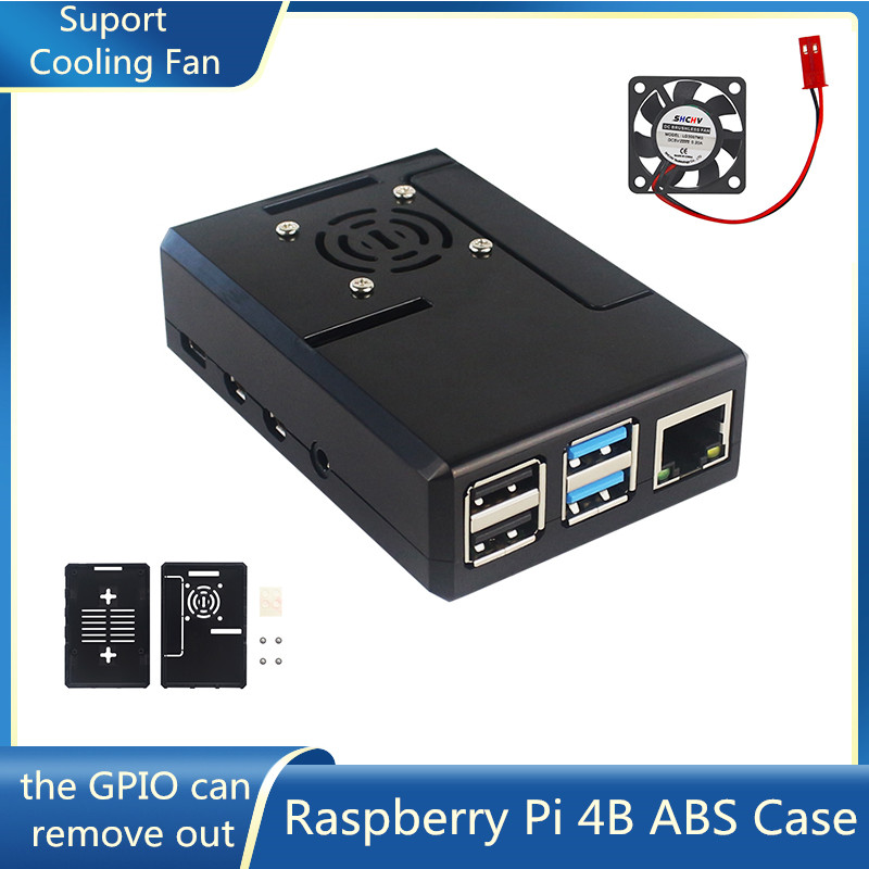 Raspberry Pi ABS Case Black Pl - Pi Cooler ulasan dan harga