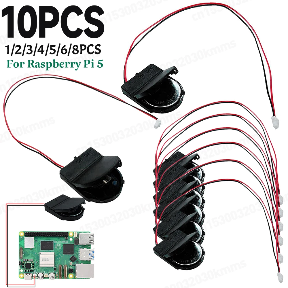 1-10x For Raspberry Pi 5 RTC B - Pi 5 Case ulasan dan harga