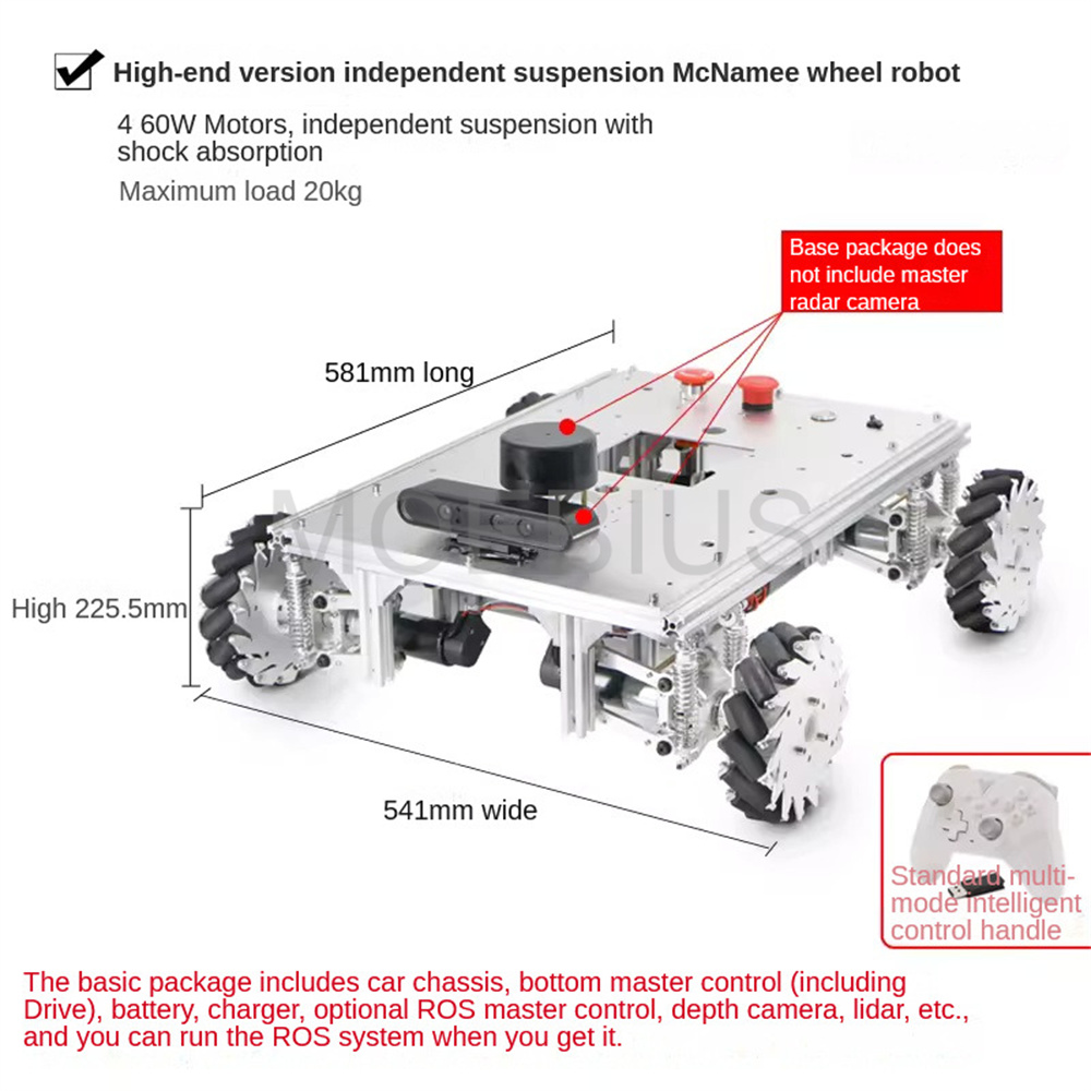 Big Load ROS2 Autopilot Mecanu - Raspberry Pi 5 ulasan dan harga