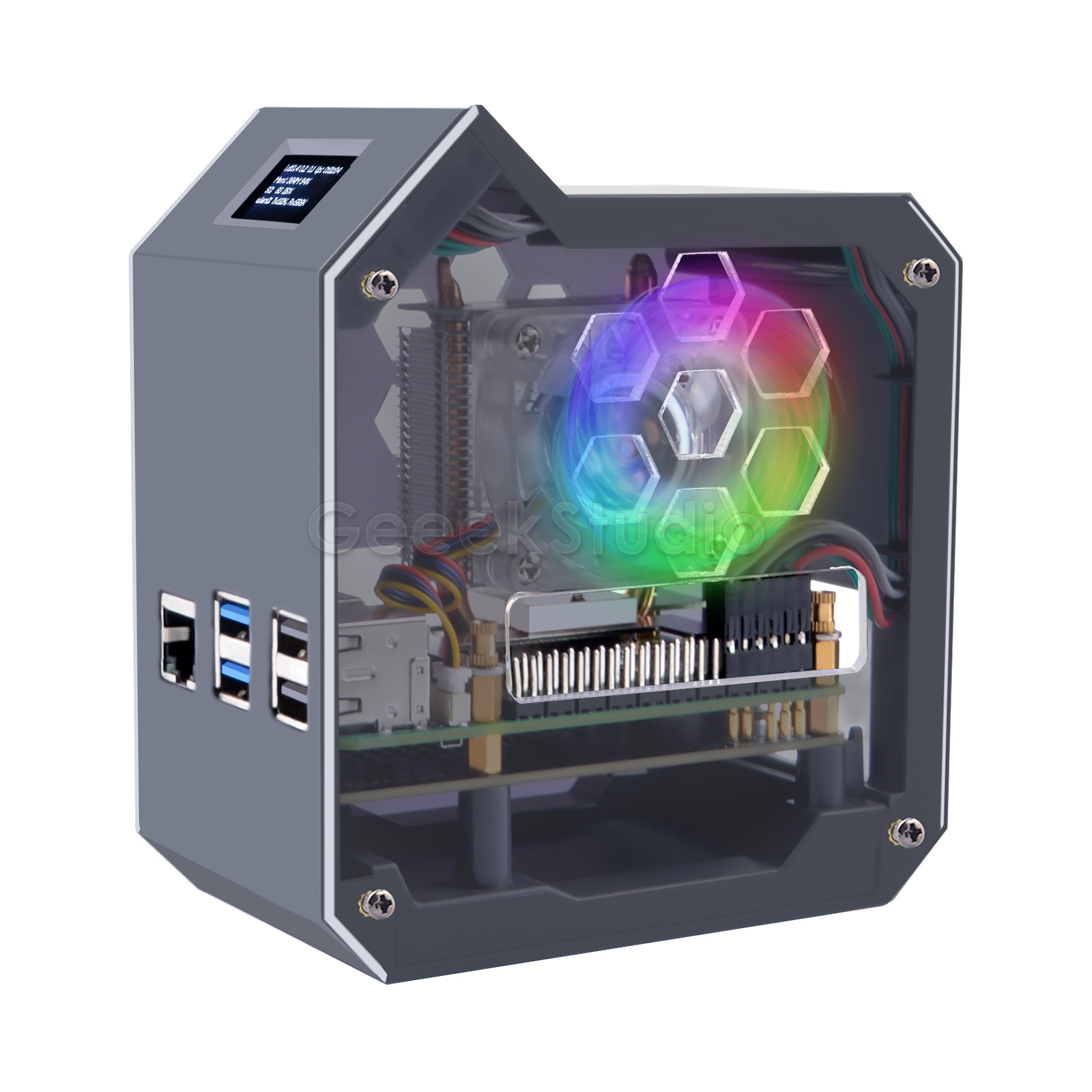 N07 Minitower NVMe NAS Kit For - Pi 5 Case ulasan dan harga
